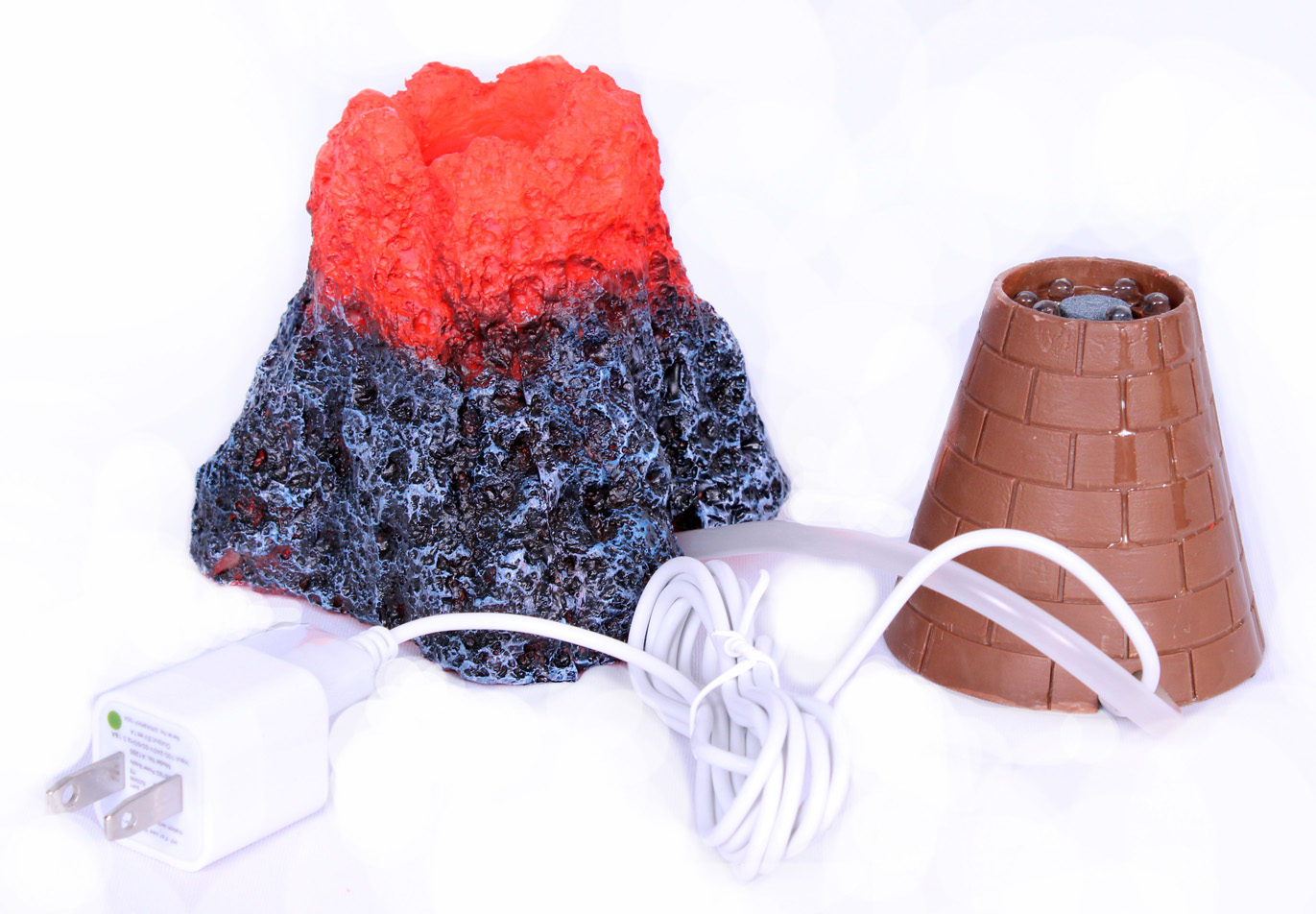 VOLCANO - WITH LED & BUBBLES