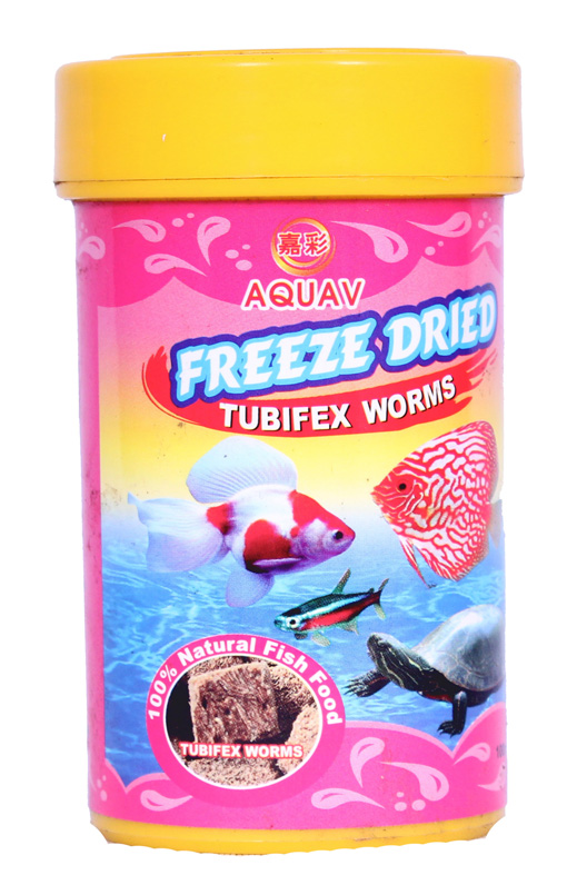 FREEZE DRIED TUBIFEX WORMS