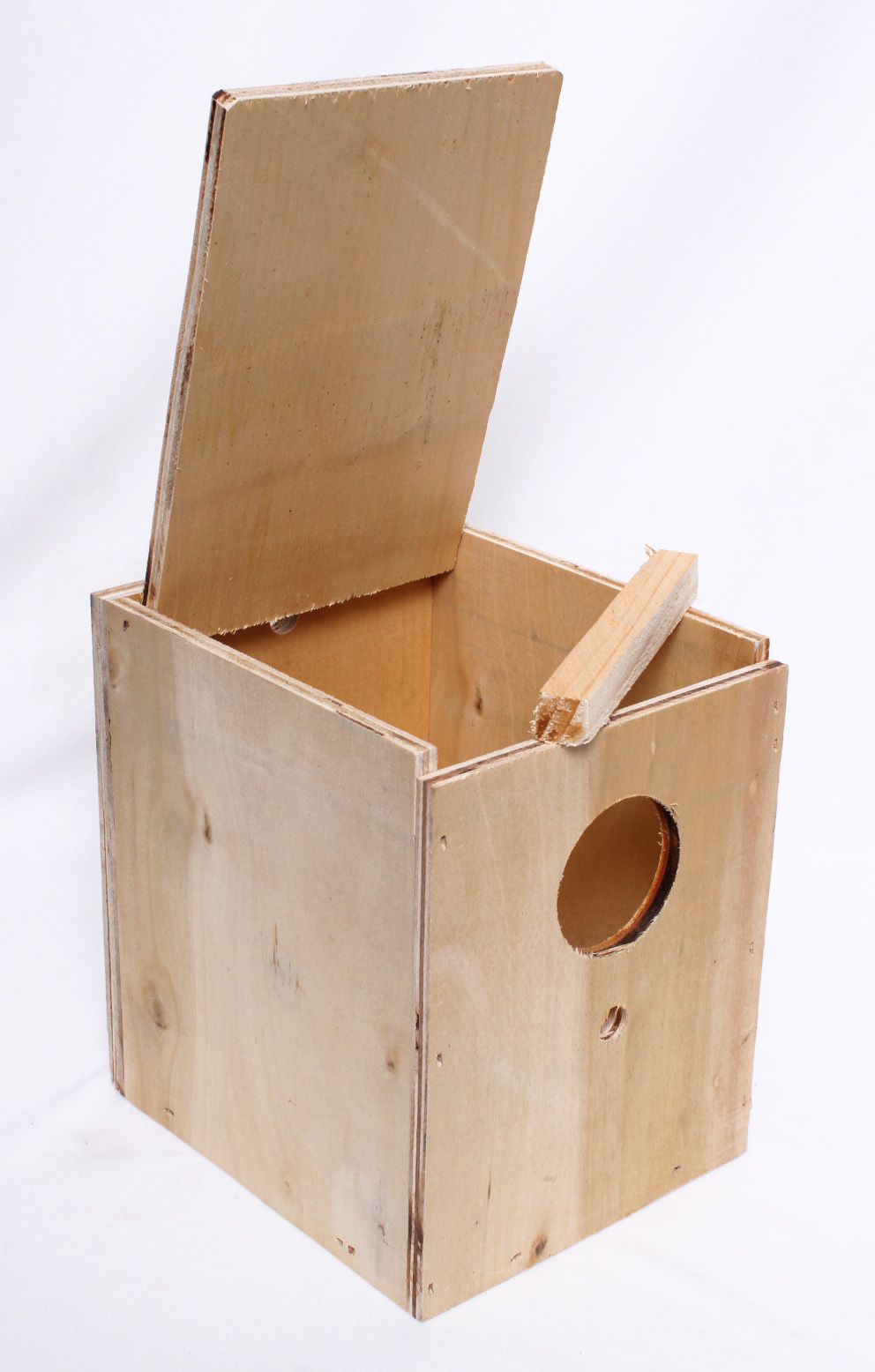 BUDGIE NEST BOX - PINE