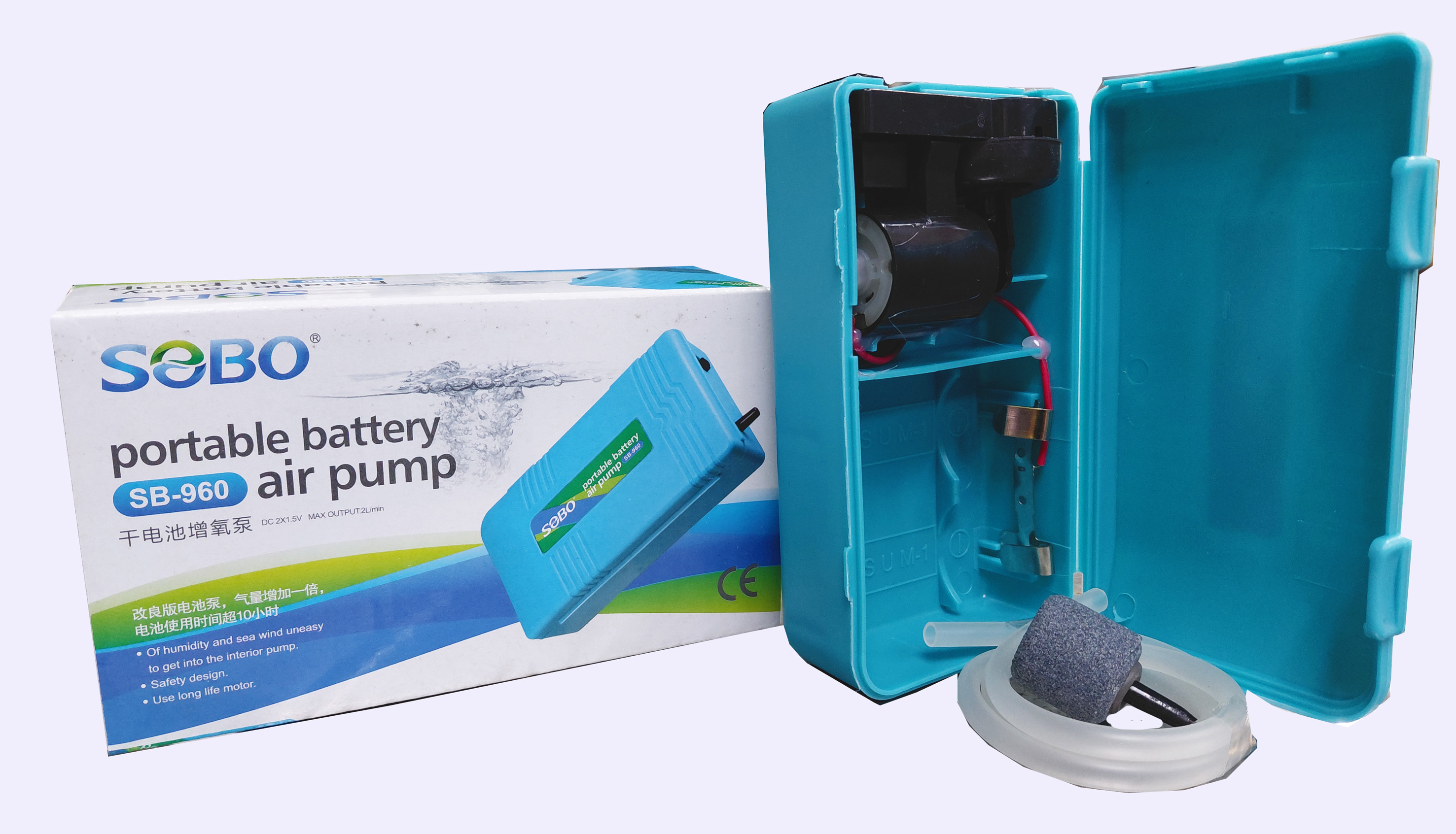 SOBO PORTABLE BATTERY AIR PUMP